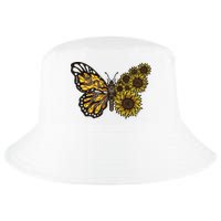 Sunflower Butterfly Cool Comfort Performance Bucket Hat