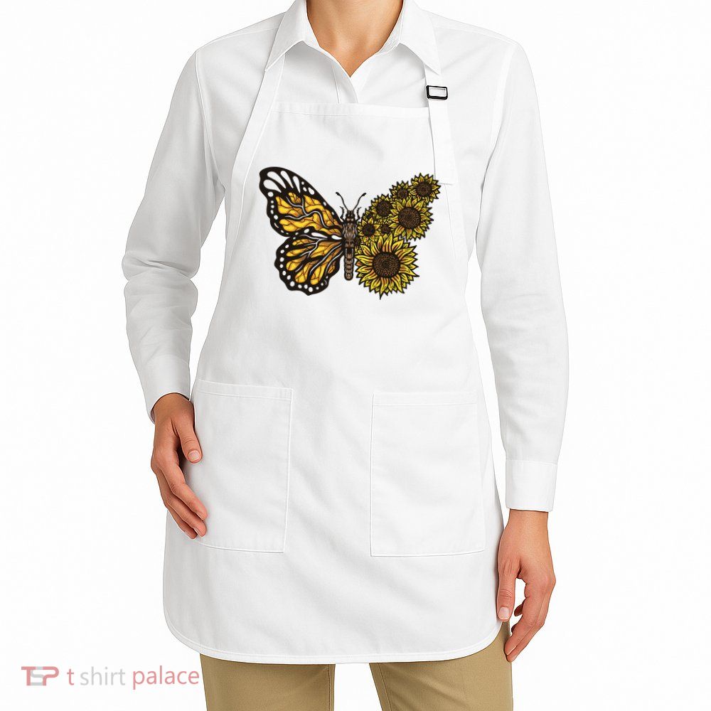 Sunflower Butterfly Apron