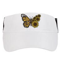 Sunflower Butterfly Adult Drive Performance Visor