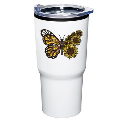 Sunflower Butterfly Tumbler