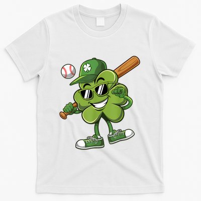 Shamrock Baseball Shirts Funny St Patricks Day T-Shirt