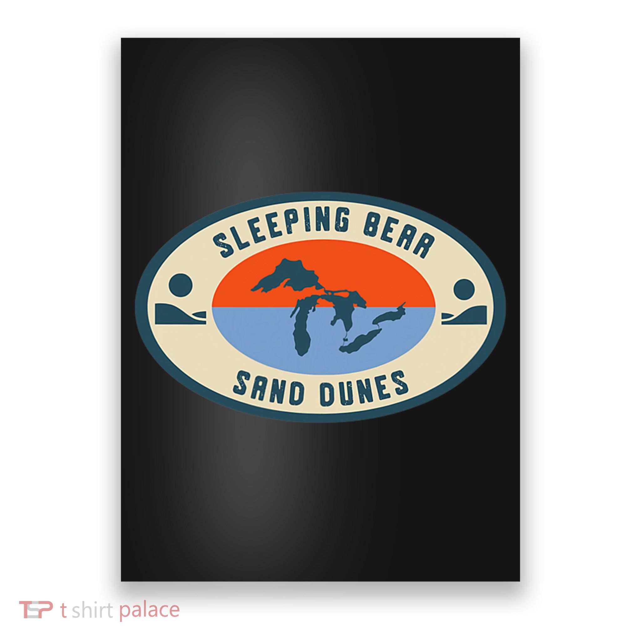 Sleeping Bear Sand Dunes Michigan Michigander Great Lakes Poster