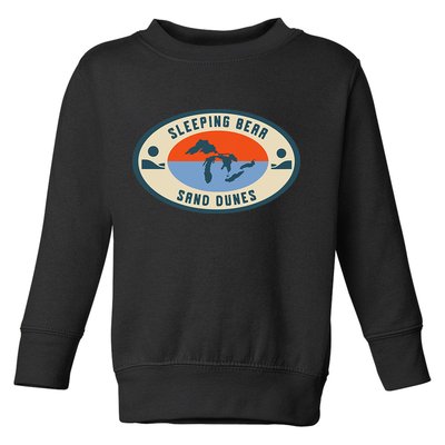 Sleeping Bear Sand Dunes Michigan Michigander Great Lakes Toddler Sweatshirt
