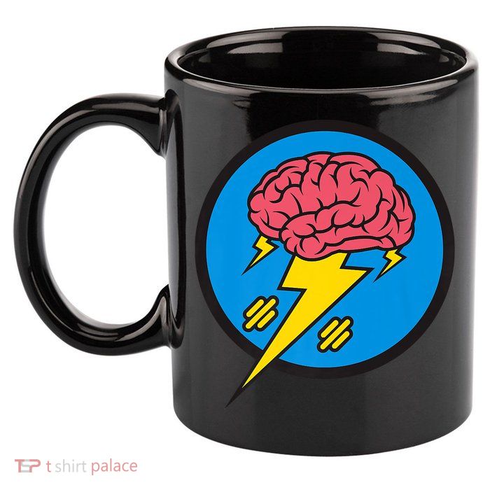 Shakevision Brainstorming 11oz C Handle Ceramic Mug