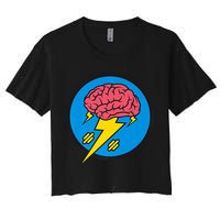 Shakevision Brainstorming Women's Crop Top Tee