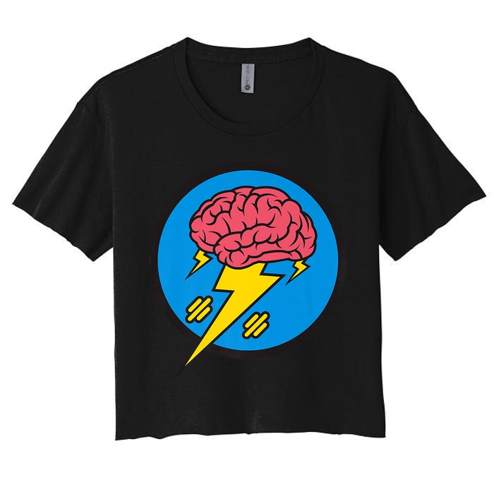 Shakevision Brainstorming Women's Crop Top Tee