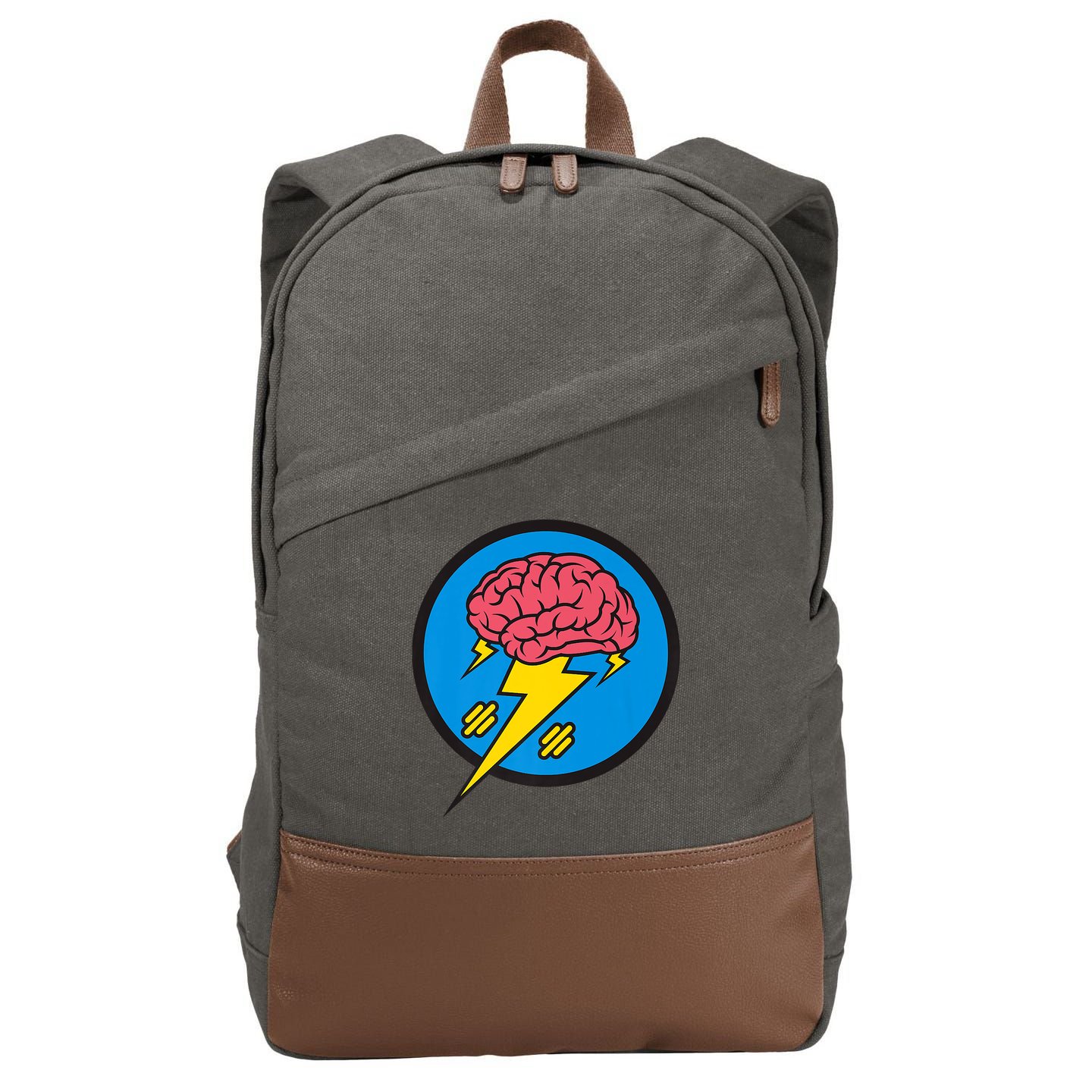 Shakevision Brainstorming Cotton Canvas Backpack