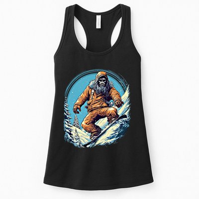 Skateboarding Bigfoot Sasquatch On Skateboard Skater Gift Womens Tank Top