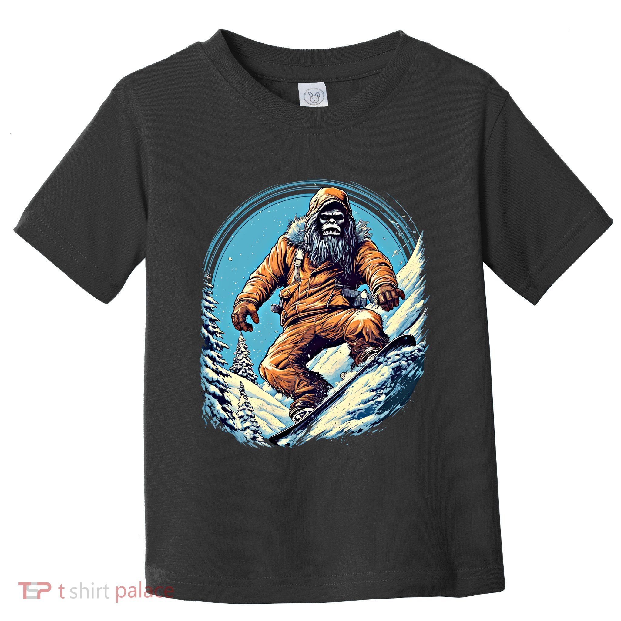 Skateboarding Bigfoot Sasquatch On Skateboard Skater Gift Toddler T-Shirt