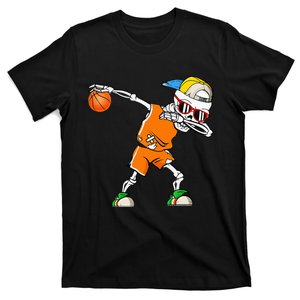 Sport Basketball Skeleton Halloween Costume T-Shirt