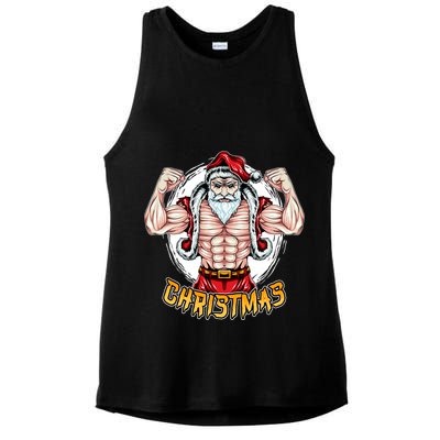 Santa Beast Ladies PosiCharge Tri-Blend Wicking Tank