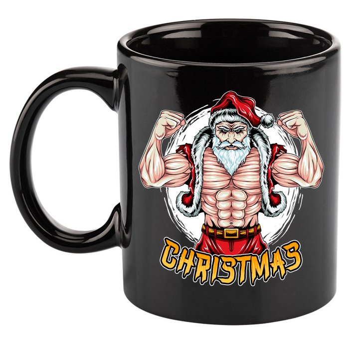 Santa Beast 11oz C Handle Ceramic Mug
