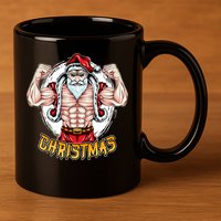 Santa Beast 11oz C Handle Ceramic Mug