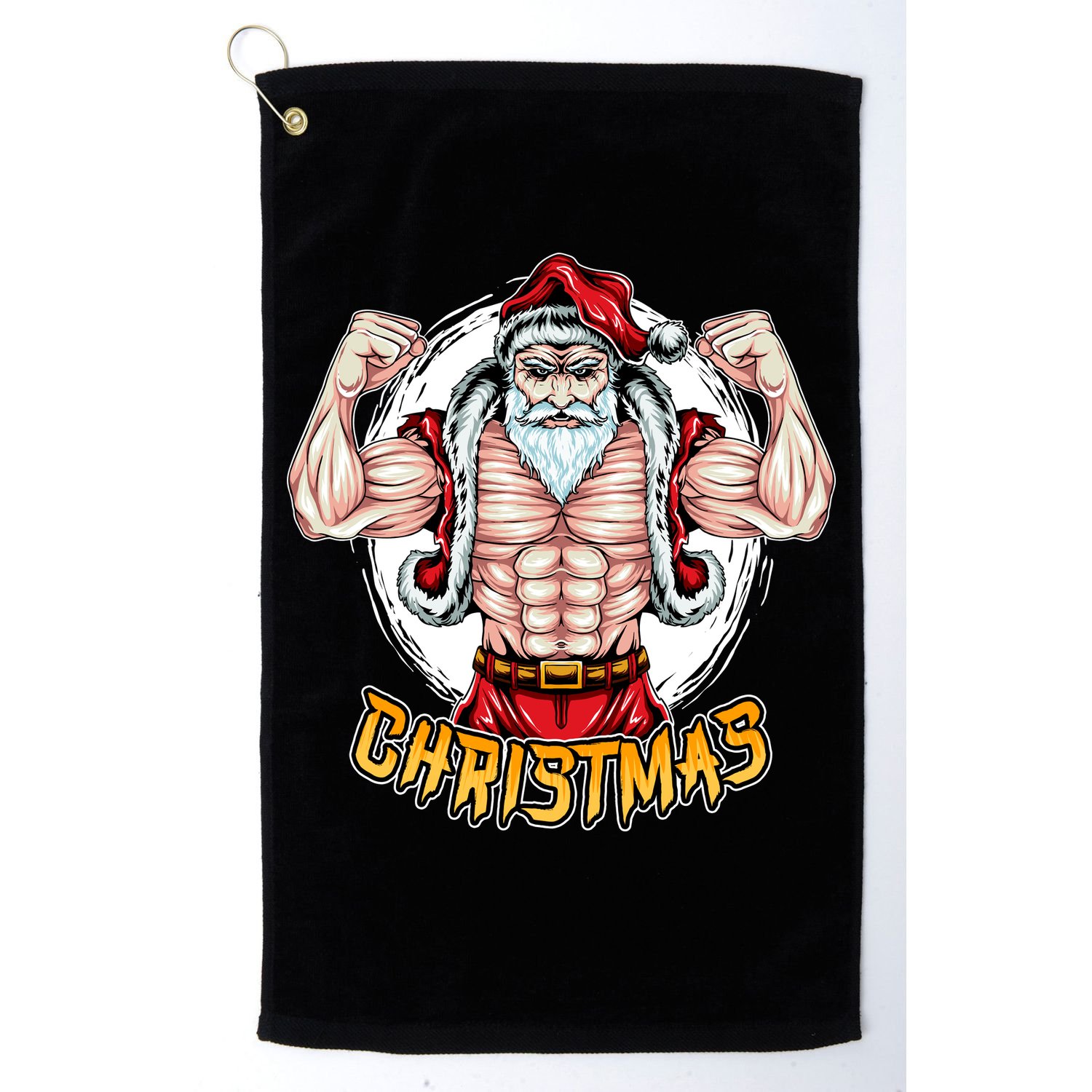 Santa Beast Golf Towel