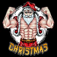 Santa Beast Zip Tote Bag