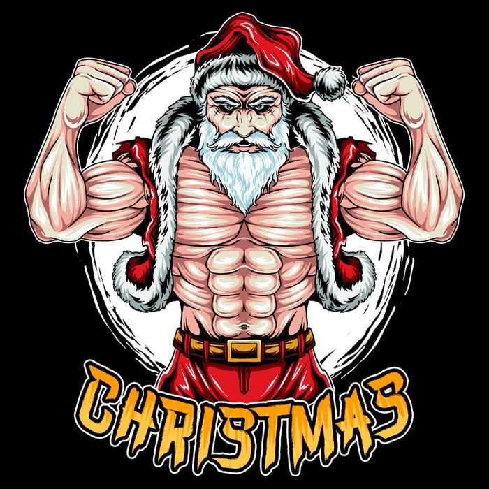 Santa Beast Zip Tote Bag
