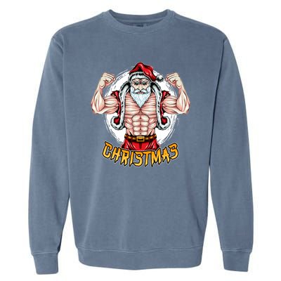 Santa Beast Garment-Dyed Sweatshirt