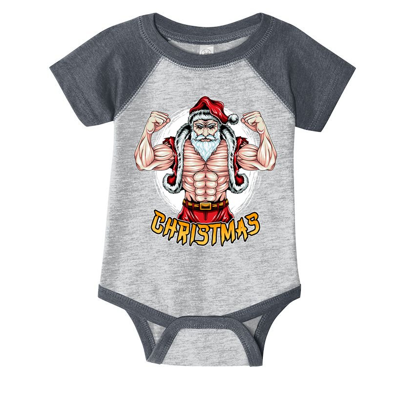 Santa Beast Infant Baby Jersey Bodysuit