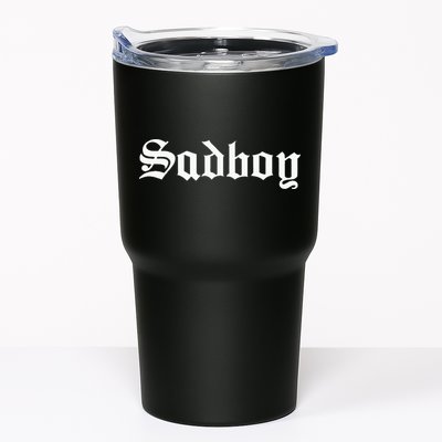 Sad Boy Sadboy Old English Typography Tumbler
