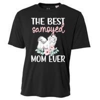 S Best Samoyed Mom Ever Samoyed Owner Samoyed Mama Cooling Performance Crew T-Shirt