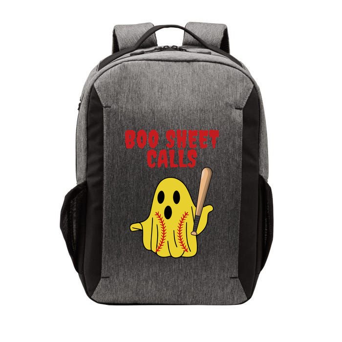Softball Boo Sheet Calls Halloween Vector Backpack