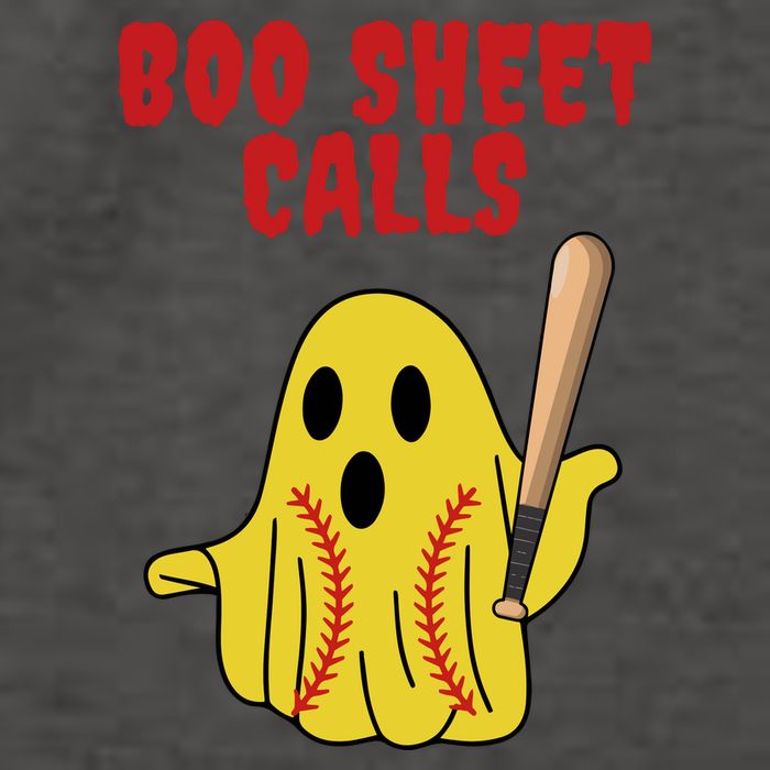 Softball Boo Sheet Calls Halloween Vector Backpack