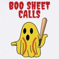 Softball Boo Sheet Calls Halloween Adult Drive Performance Visor