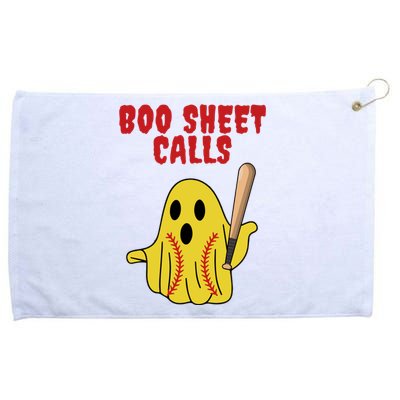 Softball Boo Sheet Calls Halloween Grommeted Golf Towel