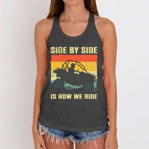 Side By Side Vehicle Is How We Ride Women's Knotted Racerback Tank