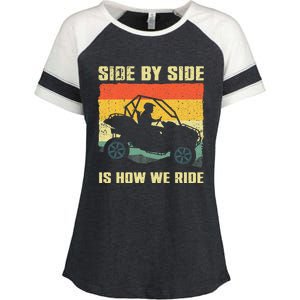 Side By Side Vehicle Is How We Ride Enza Ladies Jersey Colorblock Tee