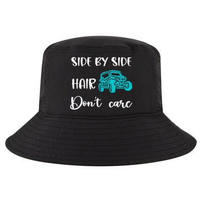 Side By Side Hair Don't Care Utv Sxs Mud Riding Meaningful Gift Cool Comfort Performance Bucket Hat