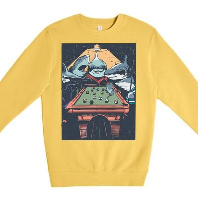 Sharks Billiard Premium Crewneck Sweatshirt