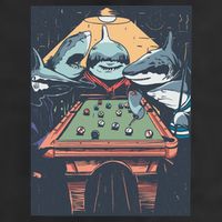 Sharks Billiard Cool Comfort Performance Bucket Hat