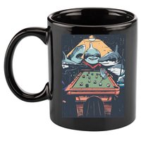 Sharks Billiard 11oz C Handle Ceramic Mug