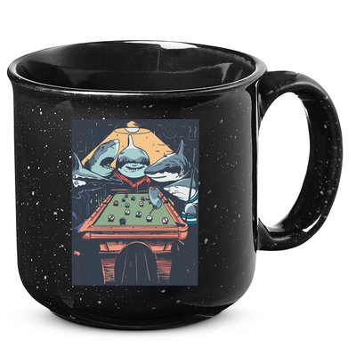 Sharks Billiard 15oz Campfire Ceramic Mug