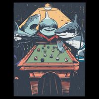 Sharks Billiard 16 in Basic Backpack