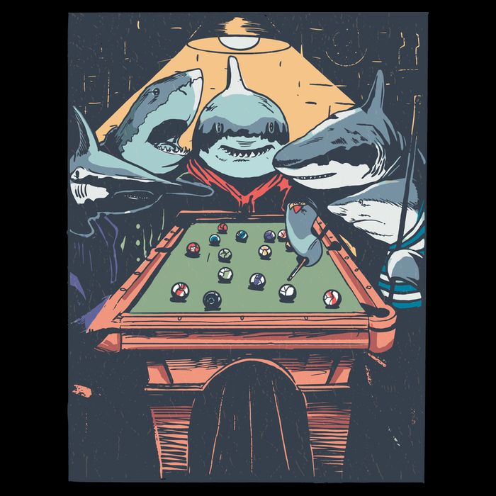 Sharks Billiard 16 in Basic Backpack