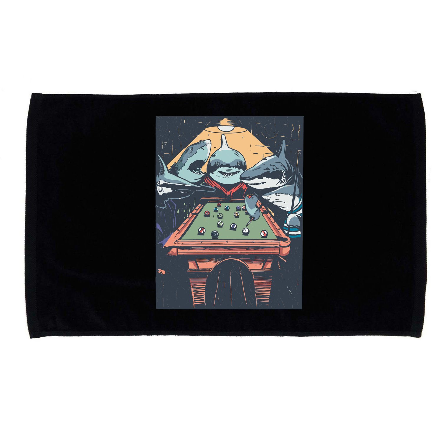 Sharks Billiard Microfiber Hand Towel