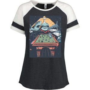 Sharks Billiard Enza Ladies Jersey Colorblock Tee