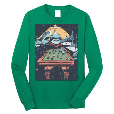 Sharks Billiard Long Sleeve Shirt