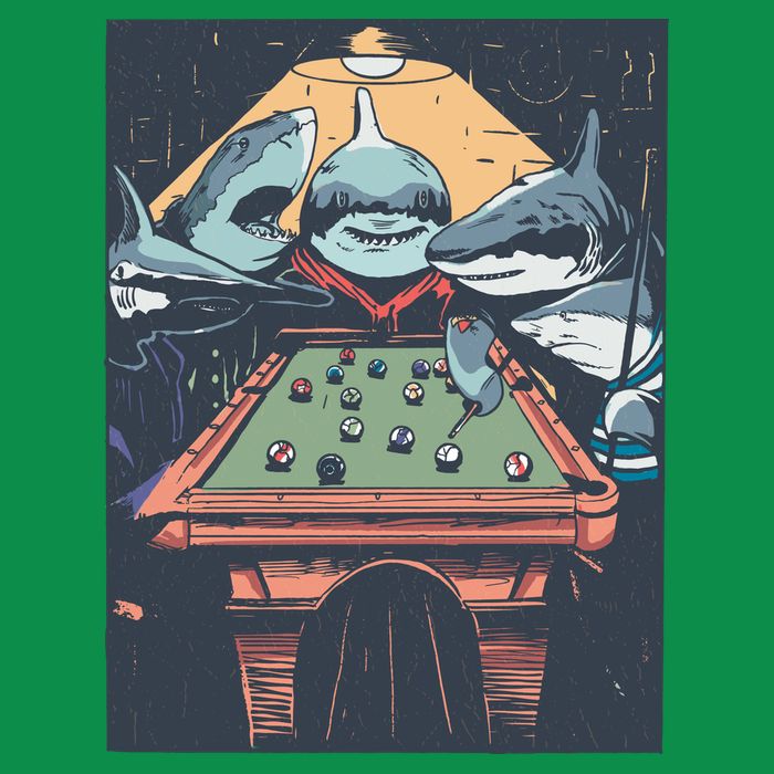 Sharks Billiard T-Shirt