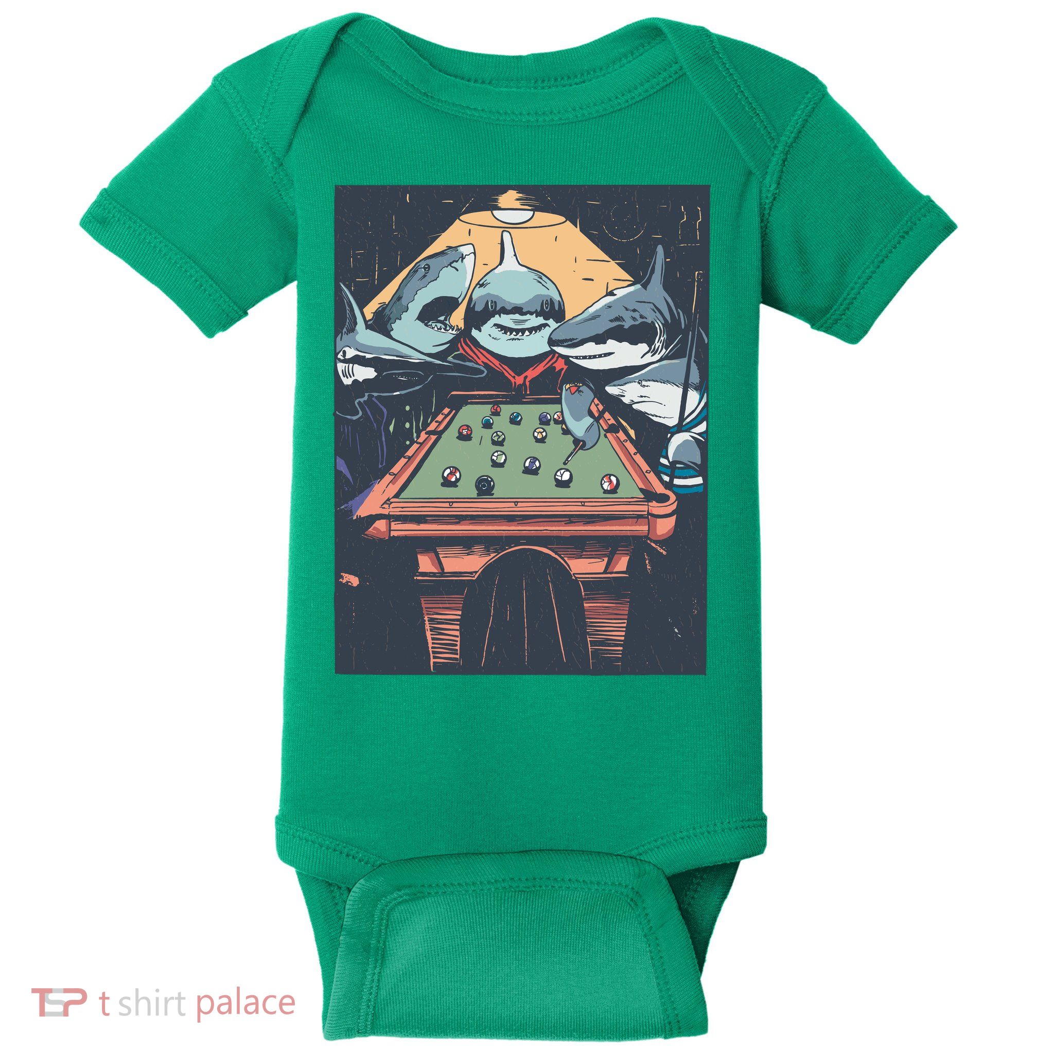 Sharks Billiard Baby Bodysuit