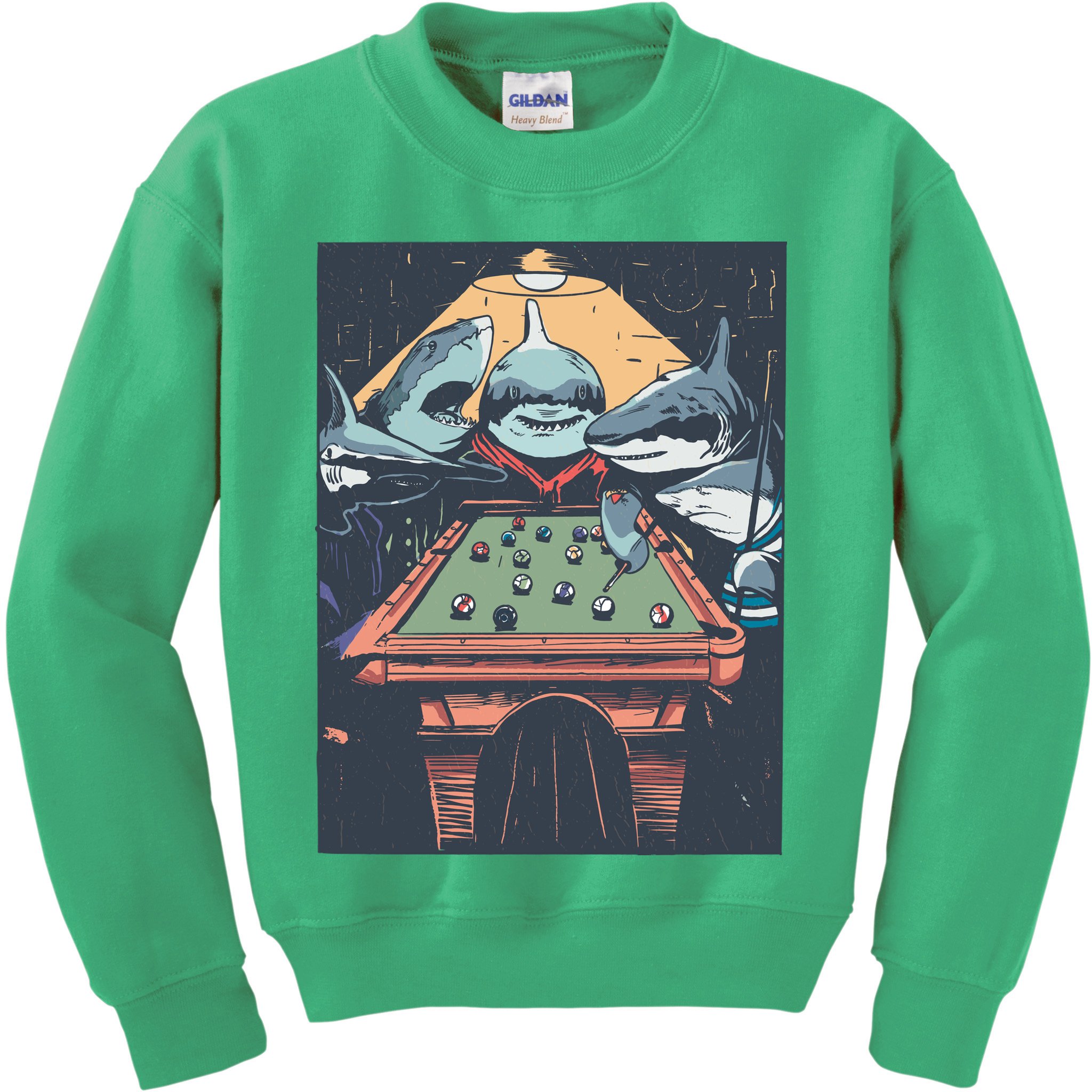 Sharks Billiard Kids Sweatshirt