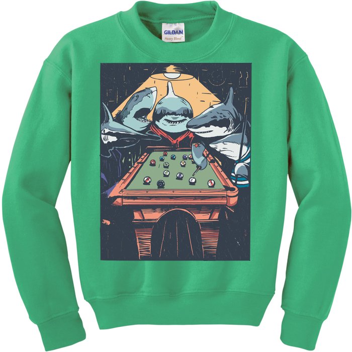 Sharks Billiard Kids Sweatshirt