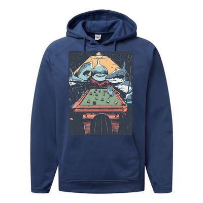 Sharks Billiard Performance Fleece Hoodie