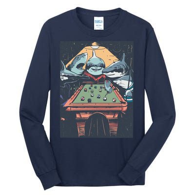 Sharks Billiard Tall Long Sleeve T-Shirt