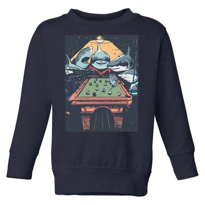 Sharks Billiard Toddler Sweatshirt