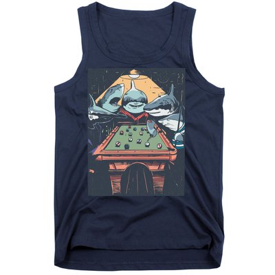 Sharks Billiard Tank Top