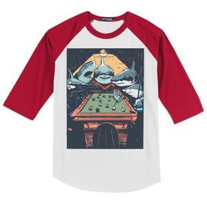 Sharks Billiard Kids Colorblock Raglan Jersey