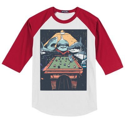 Sharks Billiard Kids Colorblock Raglan Jersey